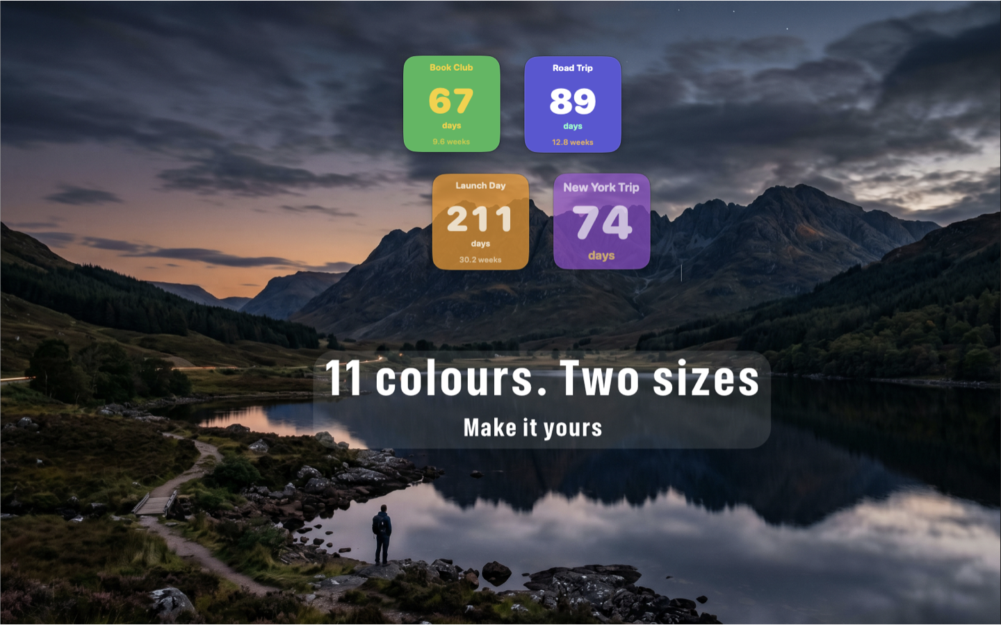 Eve Countdown colours
